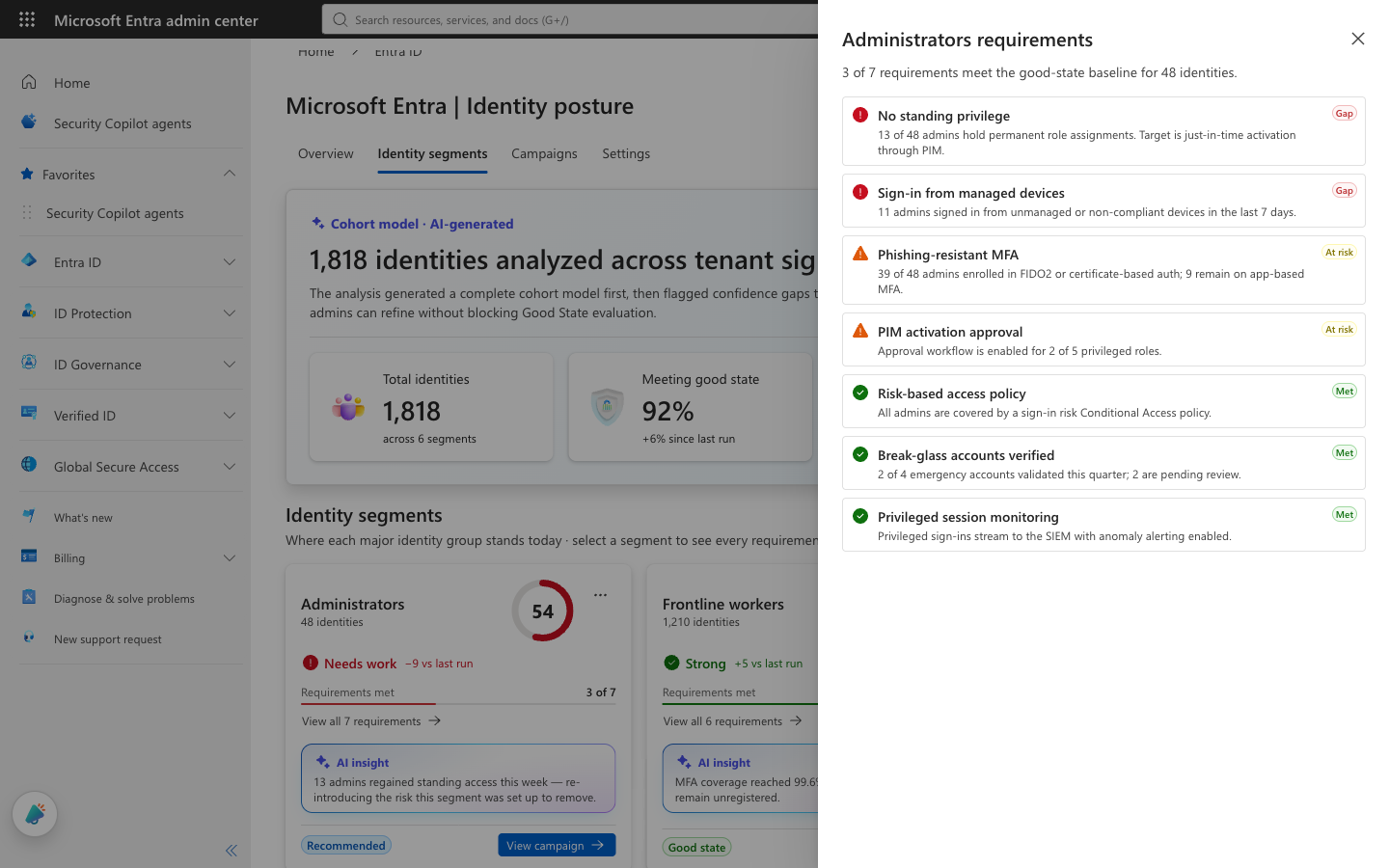 V2: a segment-detail drawer restructured around outcome-framed states and jobs-to-be-done.